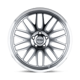 20" Petrol P4C SILVER W/ MACHINED FACE & LIP 5X112