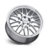 16" Petrol P4C SILVER W/ MACHINED FACE & LIP 5X114.3