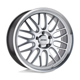 19" Petrol P4C SILVER W/ MACHINED FACE & LIP 5X108