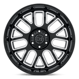 20" Black Rhino Hard Alloys PISMO GLOSS BLACK W/ MILLED SPOKES 5X127