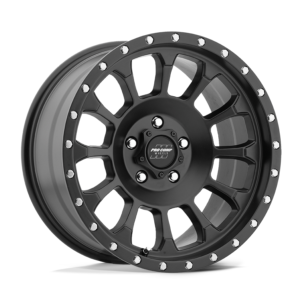 20X9 Pro Comp Alloys PA34 ROCKWELL SATIN BLACK 6X135