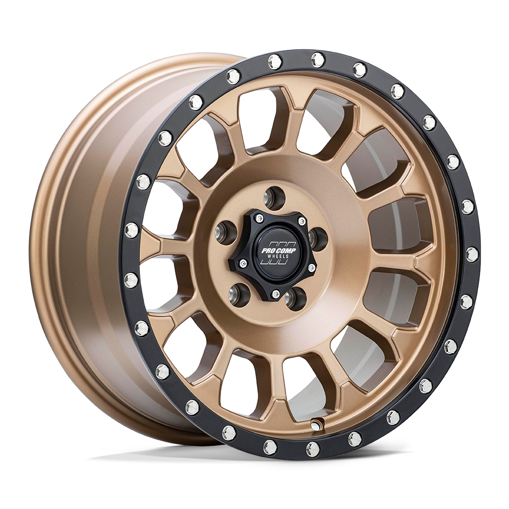 17X8.5 Pro Comp Alloys PA34 ROCKWELL MATTE BRONZE W/ BLACK LIP 6X135