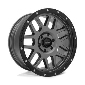 17X9 Pro Comp Alloys PA40 VERTIGO DARK GRAY W/ BLACK LIP 5X127