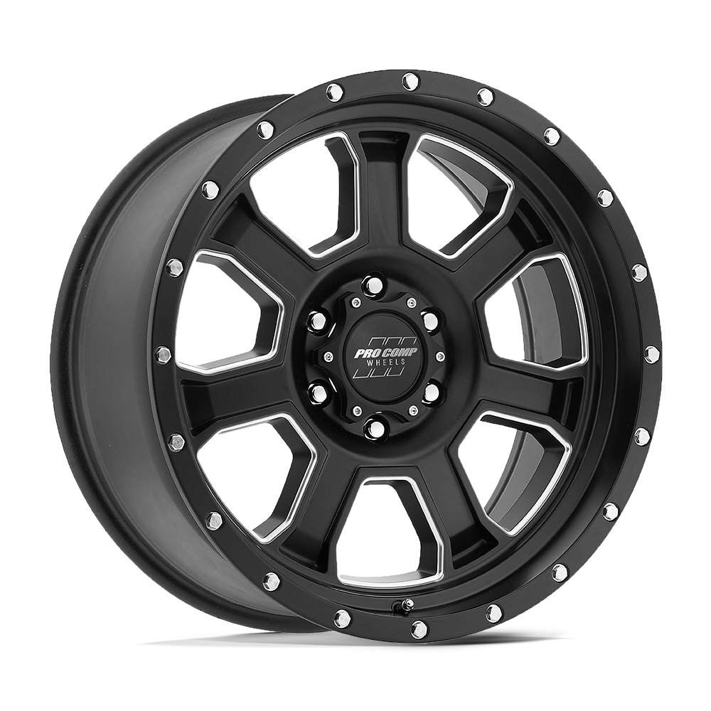20X9 Pro Comp Alloys PA43 SLEDGE SATIN BLACK MILLED 5X139.7