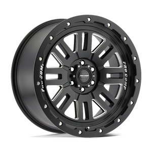 17X9 Pro Comp Alloys PA61 COGNOS SATIN BLACK MILLED 6X139.7