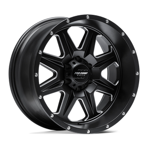 20X10 Pro Comp Alloys PA63 RECON SATIN BLACK MILLED 5X139.7