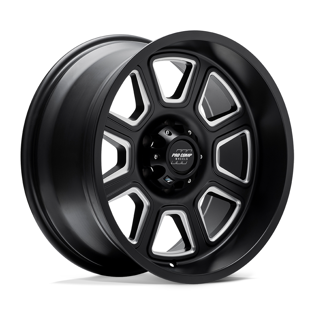 20X10 Pro Comp Alloys PA064 GUNNER SATIN BLACK MILLED 8X180