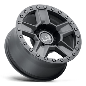 20" Black Rhino Hard Alloys RAVINE MATTE BLACK 5X150