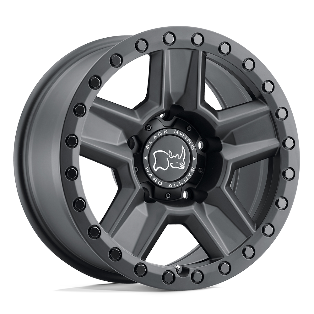 20X9 Black Rhino Hard Alloys RAVINE MATTE BLACK 6X139.7