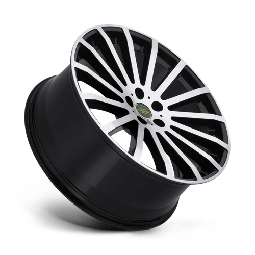20X9.5 RedBourne DOMINUS GLOSS BLACK W/ MIRROR CUT FACE 5X120