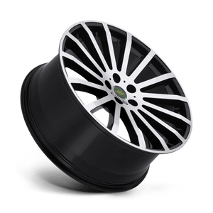20X9.5 RedBourne DOMINUS GLOSS BLACK W/ MIRROR CUT FACE 5X120