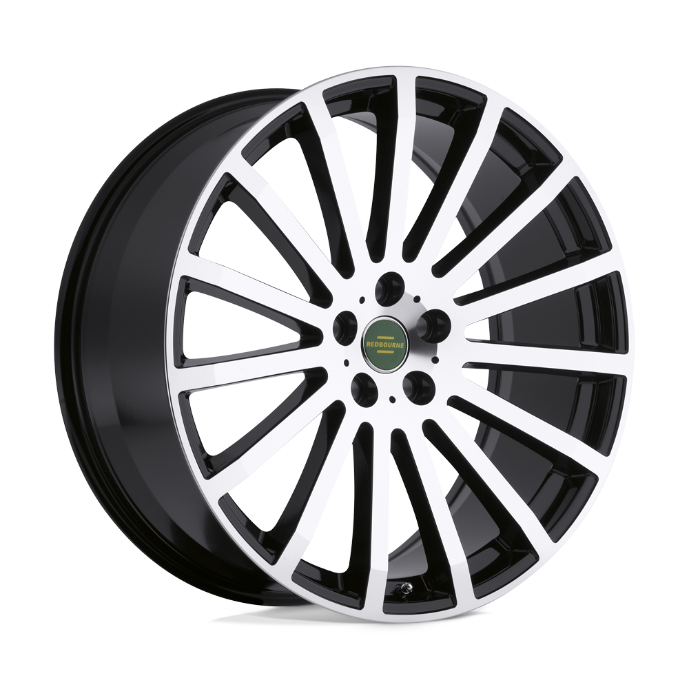 20" RedBourne DOMINUS GLOSS BLACK W/ MIRROR CUT FACE 5X120