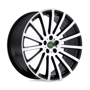 20" RedBourne DOMINUS GLOSS BLACK W/ MIRROR CUT FACE 5X120