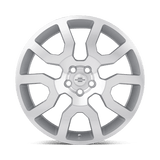 22X10 RedBourne HERCULES SILVER W/ MIRROR CUT FACE 5X120