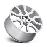 22X10 RedBourne HERCULES SILVER W/ MIRROR CUT FACE 5X120