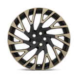 22" RedBourne WESTMINSTER MATTE BLACK W/ DTCC FACE TINT 5X120