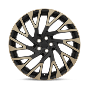 22" RedBourne WESTMINSTER MATTE BLACK W/ DTCC FACE TINT 5X120