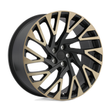 22" RedBourne WESTMINSTER MATTE BLACK W/ DTCC FACE TINT 5X120