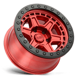 20X9.5 Black Rhino Hard Alloys RENO CANDY RED W/ BLACK RING & BOLT 5X127