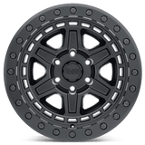 17" Black Rhino Hard Alloys RENO MATTE BLACK W/ BRASS BOLTS 6X135