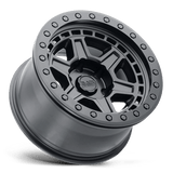 17X9 Black Rhino Hard Alloys RENO MATTE BLACK W/ BRASS BOLTS 6X135