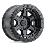 17" Black Rhino Hard Alloys RENO MATTE BLACK W/ BRASS BOLTS 6X135