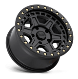 17" Black Rhino Hard Alloys RENO MATTE BLACK W/ BRASS BOLTS 5X127