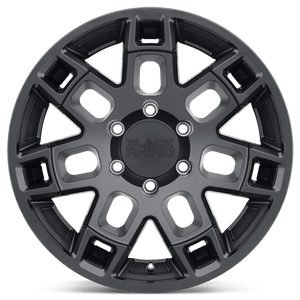 20X9 Black Rhino Hard Alloys RIDGE MATTE BLACK 5X127