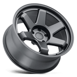 20X9.5 Black Rhino Hard Alloys ROKU GUN BLACK 5X127