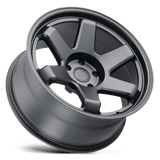 20" Black Rhino Hard Alloys ROKU GUN BLACK 5X127
