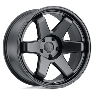 20" Black Rhino Hard Alloys ROKU GUN BLACK 5X127