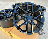 22” Wheels Fit Cadillac Escalade 1999–2026 |  OE Style Rims |  Gloss Black |  Set of 4