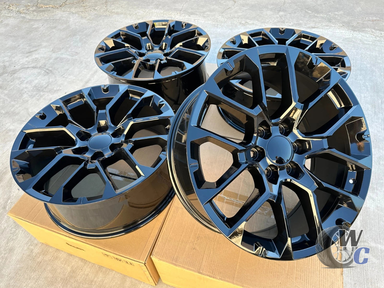 22” Wheels Fit Chevrolet Colorado 2024–2026 | OE Style Rims | Gloss Black | Set of 4