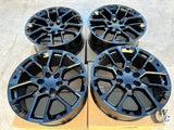 22” Wheels Fit Cadillac Escalade 1999–2026 |  OE Style Rims |  Gloss Black |  Set of 4