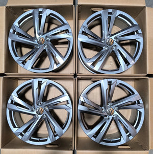 20” Volkswagen Phaeton Rims 2004 2005 2006 OEM Original Wheels 20x8 Gray