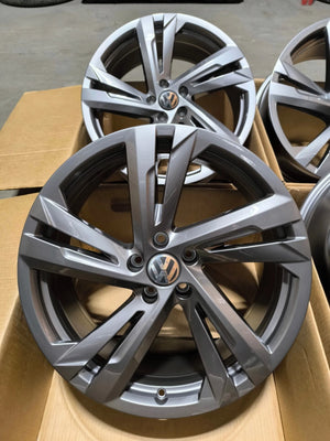 20” Volkswagen Phaeton Rims 2004 2005 2006 OEM Original Wheels 20x8 Gray