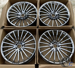 19” Wheels Fit BMW 4 Series 2022–2026 |  Factory Style Rims |  Gloss Black |  Staggered Set of 4