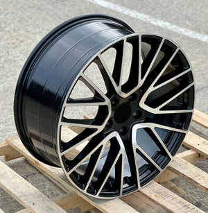 22” Rims – Made to Fit Porsche Cayenne Cayenne E-Hybrid Cayenne S Cayenne GTS Cayenne Turbo Cayenne Turbo S E-Hybrid | OE Style | 2020–2026 | 22x10/11 Wheels Brand New – Model 46