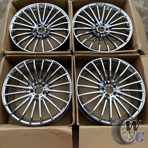 19” Wheels Fit BMW 4 Series 2022–2026 |  Factory Style Rims |  Gloss Black |  Staggered Set of 4
