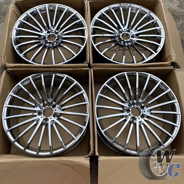 19” Wheels Fit BMW 5 Series 2017–2026 |  Factory Style Rims |  Gloss Black |  Staggered Set of 4