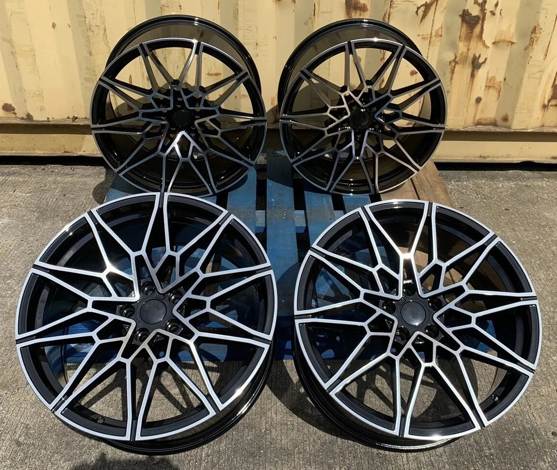 19” Rims - Made to Fit BMW 740i, 740i xDrive, 745e, 745e xDrive, 750i, 750i xDrive, 760i, M760i | OE Style | 2020 2021 2022 2023 2024 2025 2026 | 19x8.5/9.5 Wheels Brand New - Model 48