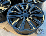 22” Wheels Fit Cadillac Escalade 1999–2026 |  OE Style Rims |  Gloss Black |  Set of 4
