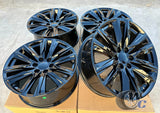 22” Wheels Fit Cadillac Escalade 1999–2026 |  OE Style Rims |  Gloss Black |  Set of 4