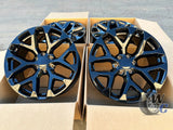 22” Wheels Fit GMC Sierra 1500 1999–2026 |  OE Style Rims |  Gloss Black |  Set of 4