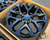 22” Wheels Fit GMC Sierra 1500 1999–2026 |  OE Style Rims |  Gloss Black |  Set of 4