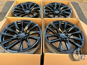 22" Rims - Fit Cadillac Escalade | 1999–2026 | 22x9 | 6x139.7 Wheels | Gloss Black | Brand New