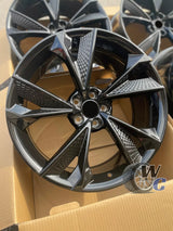 20” Wheels Fit Audi A5 2015–2025 |  OE Style Rims |  Gloss Black |  Set of 4