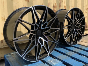 19” Rims - Made to Fit BMW 740i, 740i xDrive, 745e, 745e xDrive, 750i, 750i xDrive, 760i, M760i | OE Style | 2020 2021 2022 2023 2024 2025 2026 | 19x8.5/9.5 Wheels Brand New - Model 48