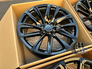 24” Wheels Fit Cadillac Escalade 1999–2026 |  OE Style Rims |  Gloss Black |  Set of 4