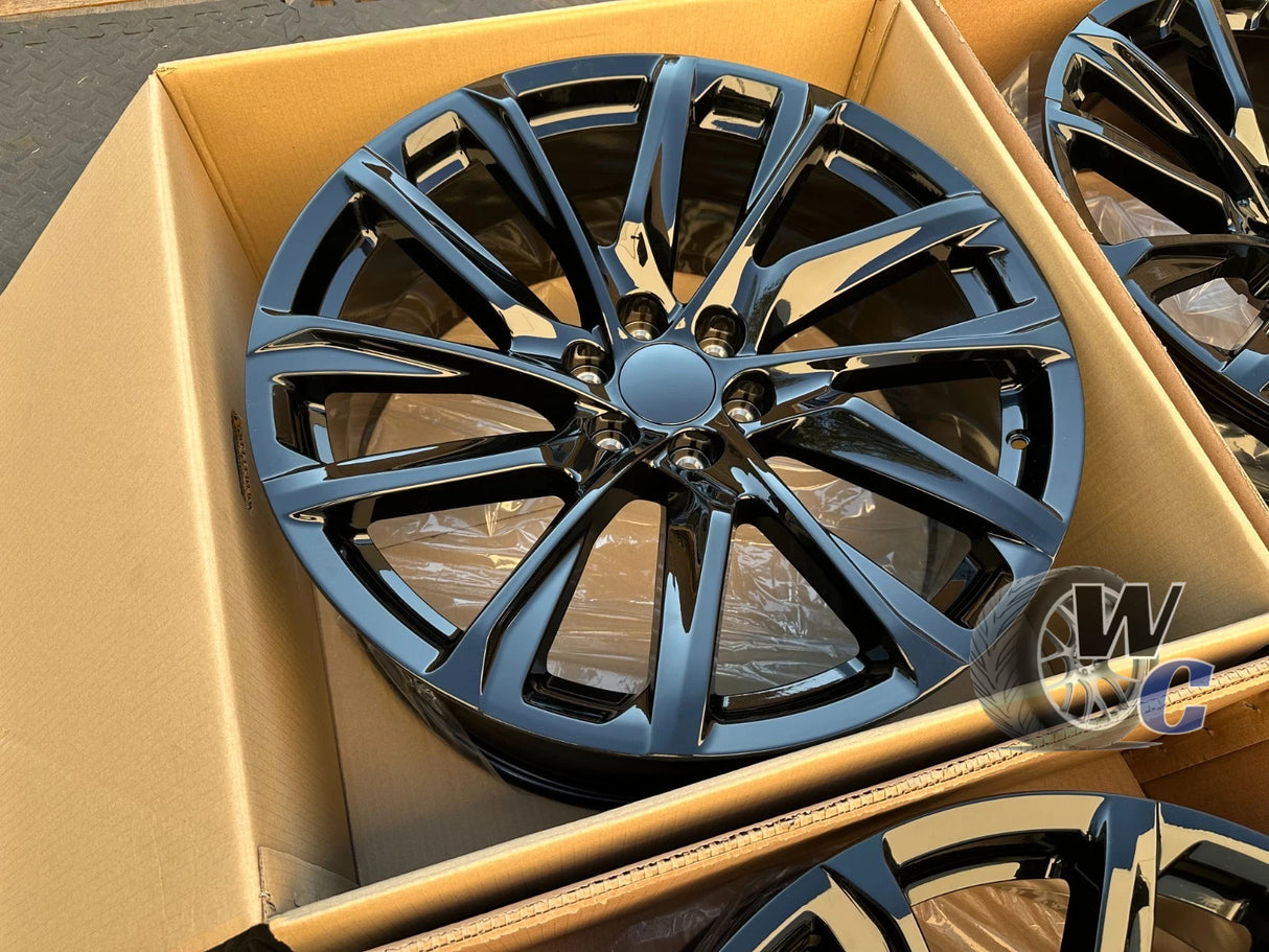 20” Wheels Fit Cadillac Escalade 1999–2026 |  OE Style Rims |  Gloss Black |  Set of 4